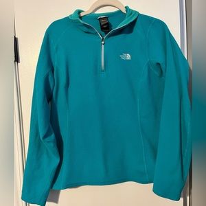 The North Face fleece jacket L teal
